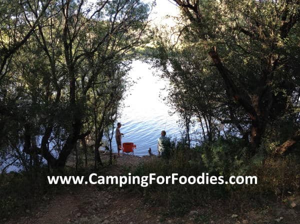 Your Own Private Fishing Spot at a Campground Campsite