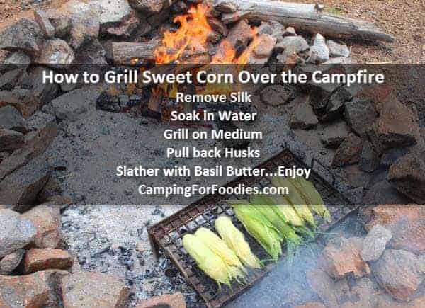 How to grill sweet corn over the campfire – Camping For Foodies .com