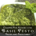 Basil Pesto Fresh and Freezable - Camping For Foodies .com