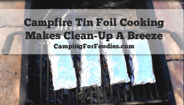Campfire Tin Foil Cooking Makes Clean-Up A Breeze by CampingForFoodies for this easy campfire hobo stew recipe that cooks in foil packets