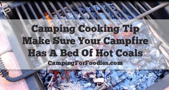 Camping Cooking Tips Make Sure Your Campfire Has A Bed Of Hot Coals by CampingForFoodies for this easy campfire hobo stew recipe that cooks in foil packets