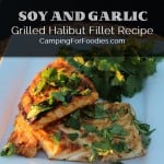 Soy And Garlic Grilled Halibut Fillet Recipe - Camping For Foodies .com