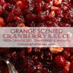 Orange Scented Cranberry Sauce - Camping For Foodies .com