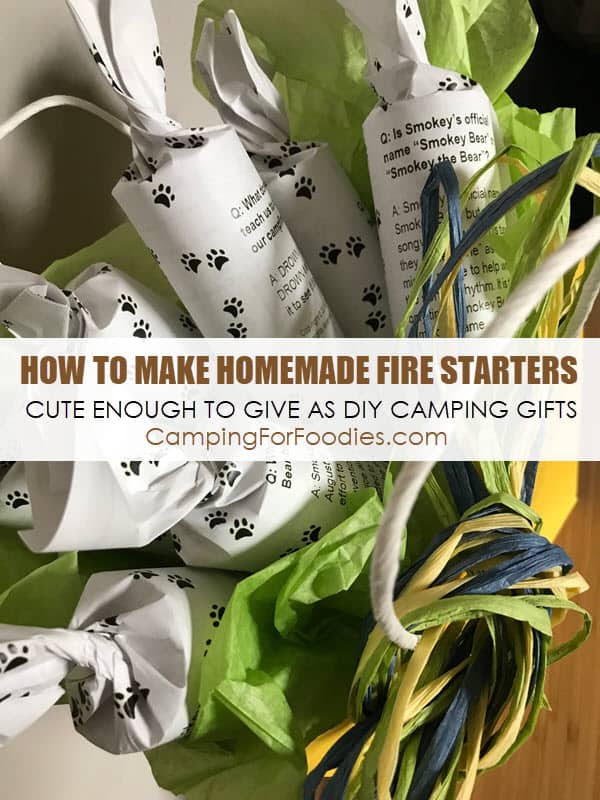 How To Make Homemade Fire Starters That Are Cute Enough To Give As DIY Camping Gifts by CampingForFoodies