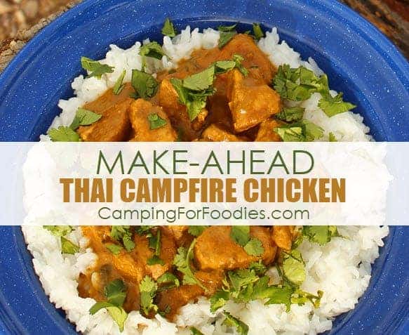 Make-Ahead Dutch Oven Thai Campfire Chicken Recipe by CampingForFoodies