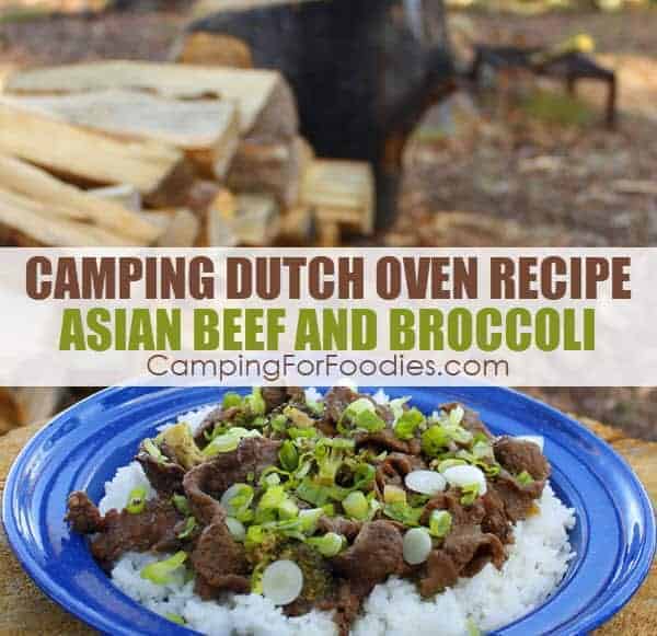 Asian Beef And Broccoli Camping Dutch Oven Recipe by CampingForFoodies