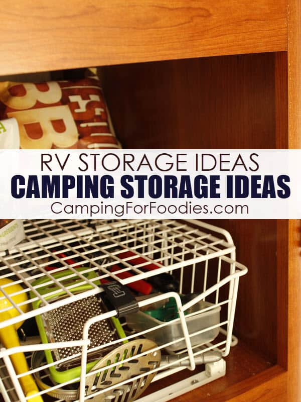 Camping Storage Ideas RV Storage Ideas by CampingForFoodies