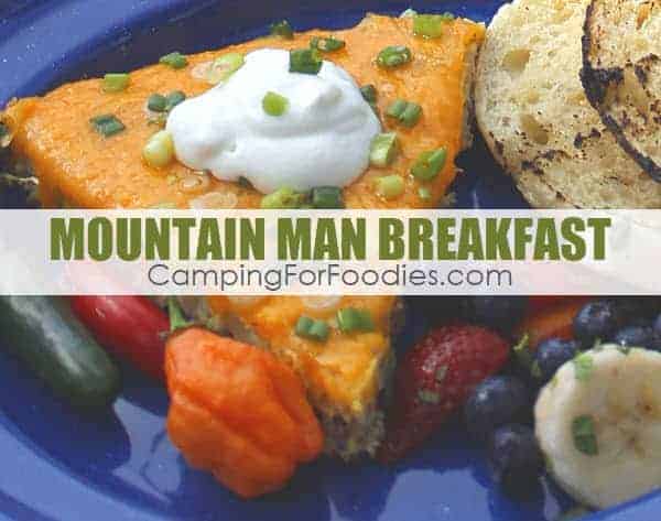 Mountain Man Breakfast Dutch Oven Camping Recipe by CampingForFoodies