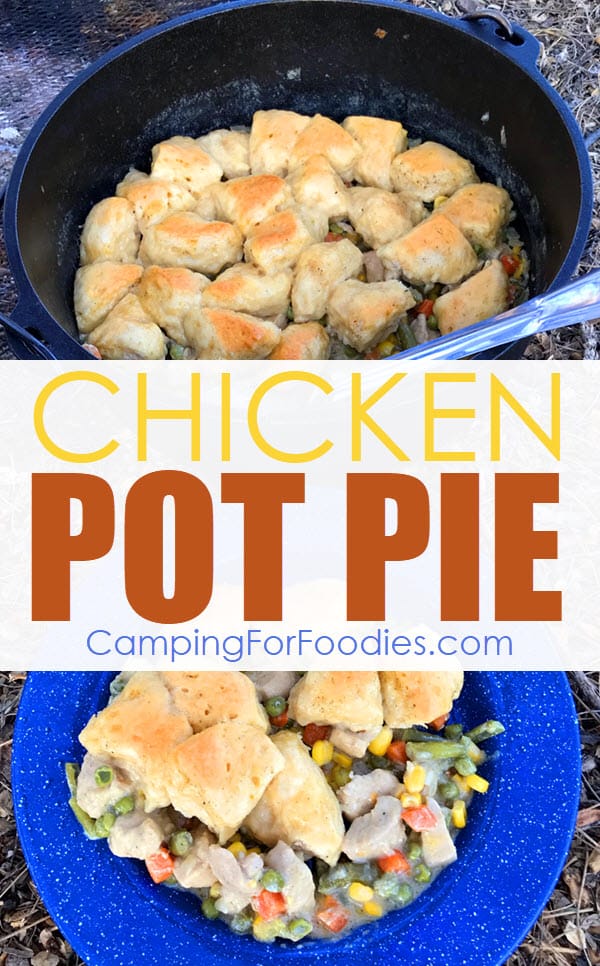 Camping Dutch Oven Chicken and Dumplings